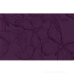 Agenda settimanale 12 mesi 2025 Ladytimer TO GO Deluxe Purple