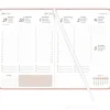 Agenda settimanale 12 mesi 2026 Lady Journal Grande Deluxe Salmon cm 15x21