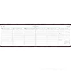 Agenda settimanale 12 mesi 2026 Ladytimer TO GO Deluxe Purple cm 15x8,7
