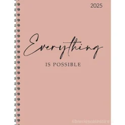 Agenda settimanale 12 mesi 2025 Ladytimer spiralata Statement