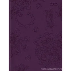Agenda settimanale 12 mesi 2025 Ladytimer Deluxe Purple