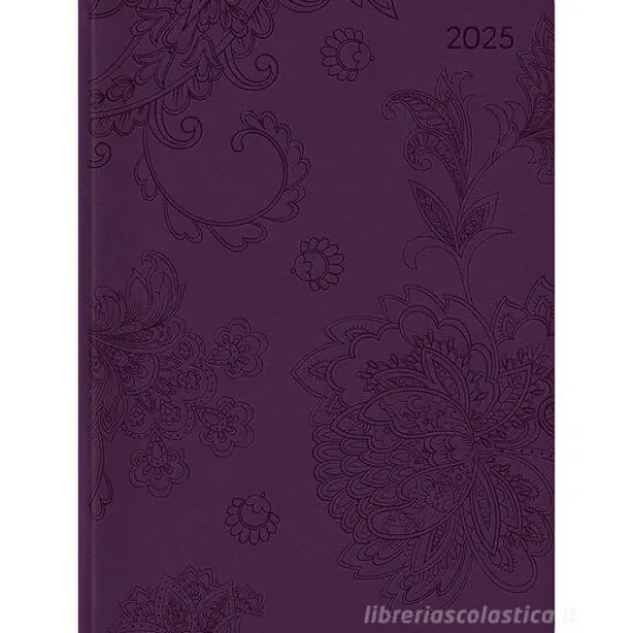 Agenda settimanale 12 mesi 2025 Ladytimer Deluxe Purple