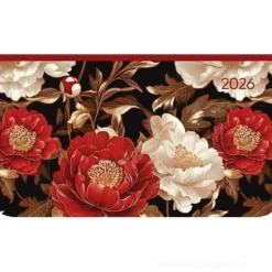 Agenda settimanale 12 mesi 2026 Ladytimer Pad Pattern cm 15,6x9