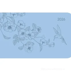 Agenda settimanale 12 mesi 2026 Ladytimer TO GO Deluxe Sky cm 15x8,7