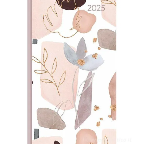 Agenda settimanale 12 mesi 2025 Ladytimer Slim Pastel Harmony