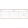Agenda settimanale 12 mesi 2026 Ladytimer TO GO Deluxe Salmon cm 15x8,7