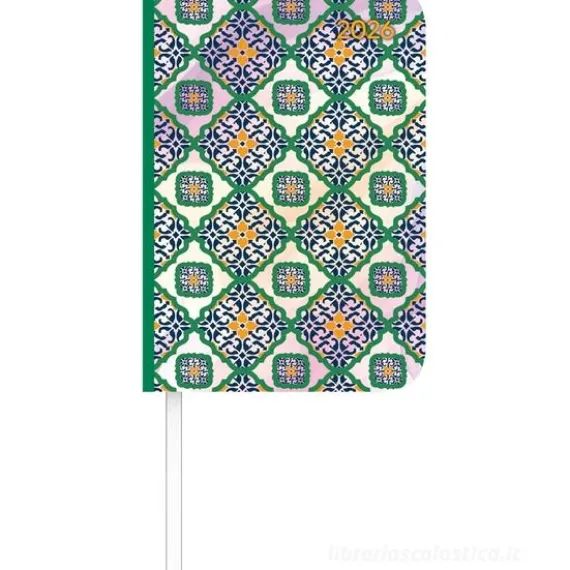 Agenda settimanale 12 mesi 2026 Lady Journal Mini Oriental cm 8x11,5