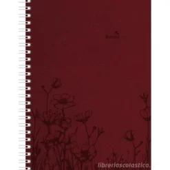 Agenda settimanale 12 mesi 2026 spiralata Nature Line Flower cm 15x21