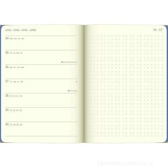 Agenda settimanale 2024 Midi Flexi Diary EarthLine Beach cm 12x17