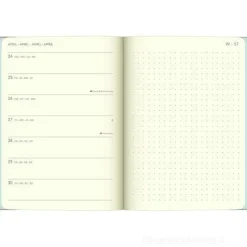 Agenda settimanale 2024 Midi Flexi Diary EarthLine Translucent cm 12x17
