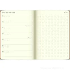 Agenda settimanale 2024 Midi Flexi Diary EarthLine Blue Spruce cm 12x17