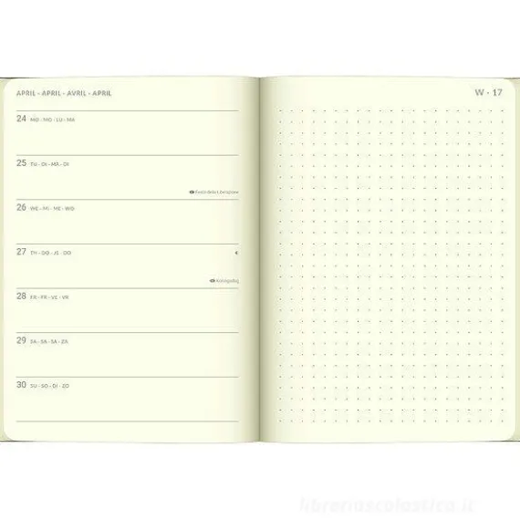 Agenda settimanale 2024 Midi Flexi Diary GlamLine Time cm 12x17