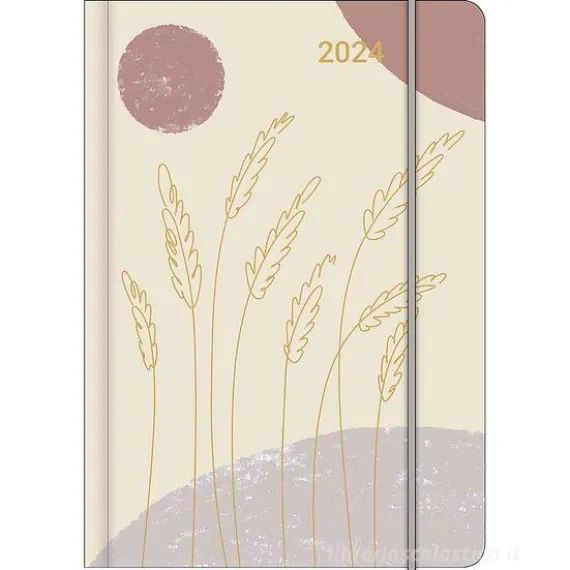Agenda settimanale 2024 Midi Flexi Diary GlamLine Time cm 12x17