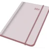 Agenda settimanale 2024 Mini Flexi Diary EarthLine Berry cm 8x11,5