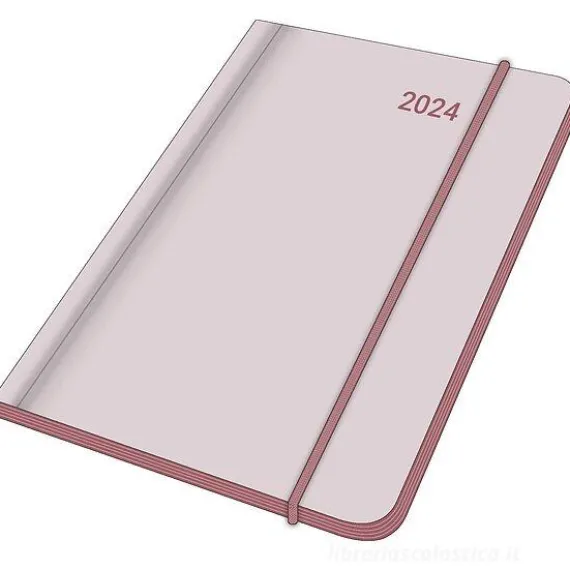 Agenda settimanale 2024 Mini Flexi Diary EarthLine Berry cm 8x11,5