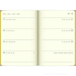 Agenda settimanale 2024 Mini Flexi Diary EarthLine Beach cm 8x11,5