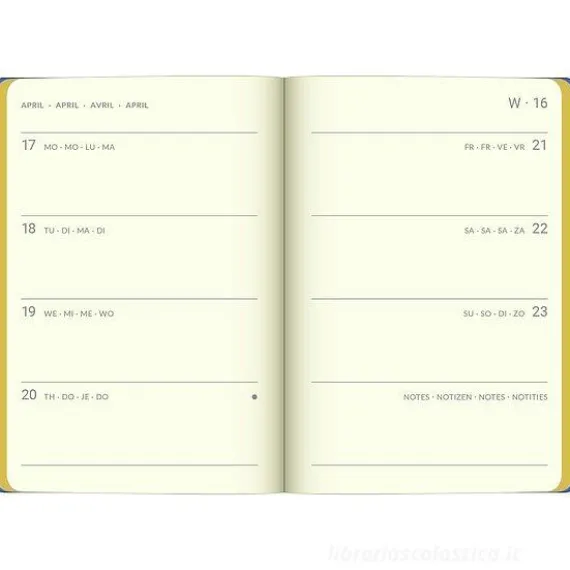 Agenda settimanale 2024 Mini Flexi Diary EarthLine Beach cm 8x11,5