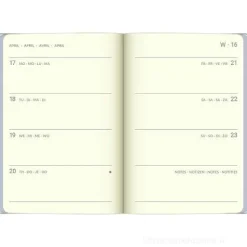 Agenda settimanale 2024 Mini Flexi Diary EarthLine Translucent cm 8x11,5