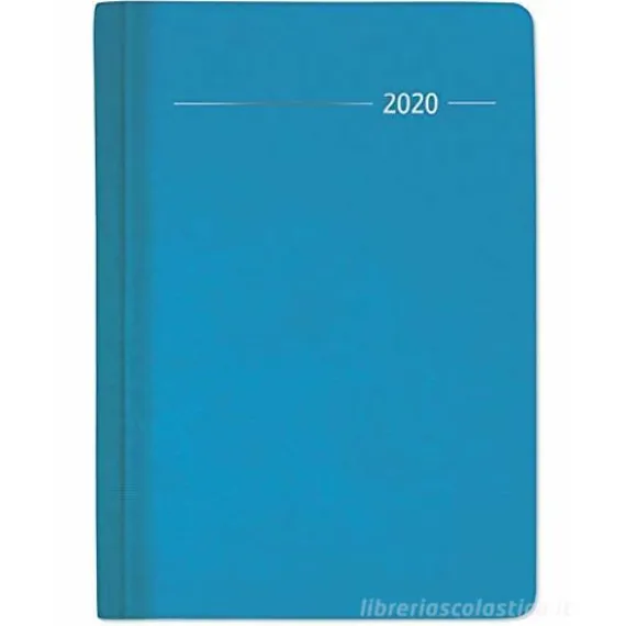 Agenda settimanale 2020 Silk Line A6 Aqua
