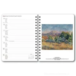 Agenda settimanale spiralata 2024 Impressionism Diary cm 16,5x21,6