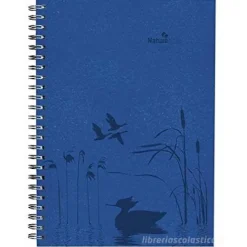 Agenda settimanale spiralata 2020 Wire-O Nature Line A5 Ocean