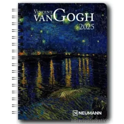 Agenda settimanale spiralata 2025 Vincent Van Gogh Diary cm 16,5x21,6
