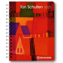 Agenda settimanale spiralata 2025 Ton Schulten Diary cm 16,5x21,6
