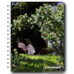 Agenda settimanale spiralata 2025 Impressionism Diary cm 16,5x21,6