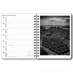 Agenda settimanale spiralata 2025 New York Diary cm 16,5x21,6