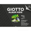 Album da disegno Giotto Kids 10 fogli neri 220 grammi formato A4