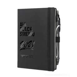 All Black Smemo 2021. Diario 12 mesi settimanale con penna in omaggio