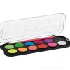 Astuccio acquerelli Giotto 12 colori fluo con pennello