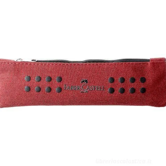 Astuccio bustina portapenne Grip rosso marsala