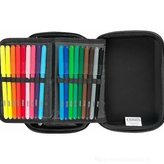 Astuccio completo maxi zip Comix Flash Dots Smell