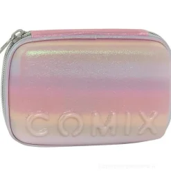 Astuccio completo maxi zip Comix Rainbow Pink