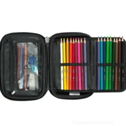 Astuccio completo maxi zip Comix Classic blu