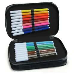 Astuccio completo Neon Milano Reflex blu