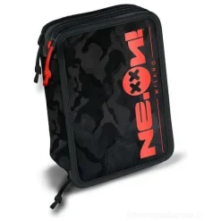 Astuccio completo Neon Reflex nero e arancio