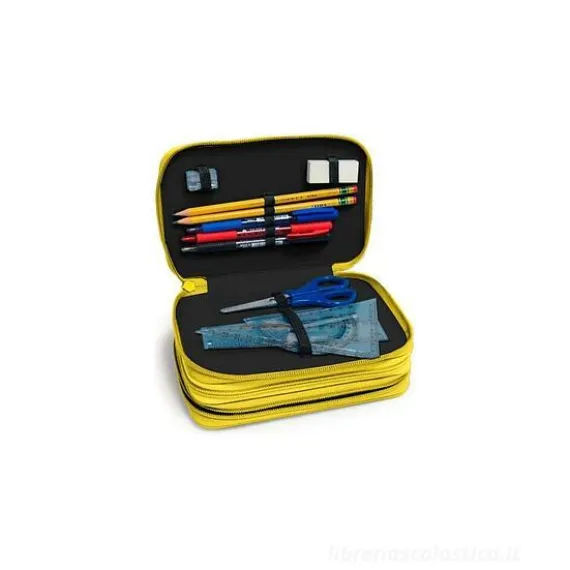Astuccio completo Sketch giallo fluo
