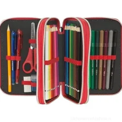 Astuccio completo triplo scomparto One Piece