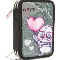Astuccio completo triplo scomparto GoPop Panderful