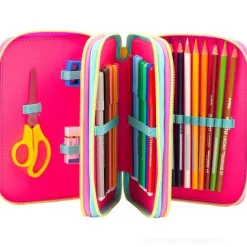 Astuccio completo triplo scomparto Barbie