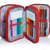 Astuccio completo triplo scomparto Bright College