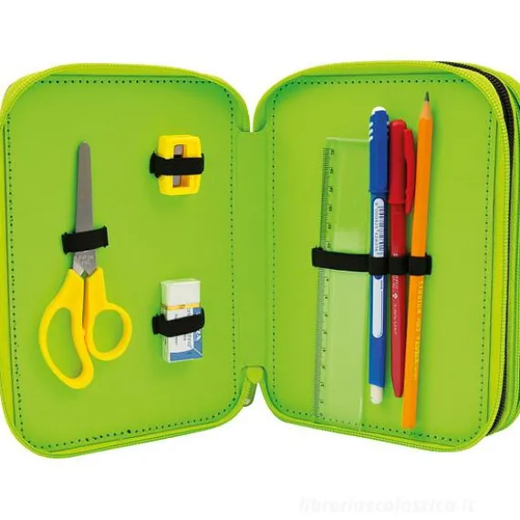 Astuccio completo triplo scomparto Tartarughe Ninja