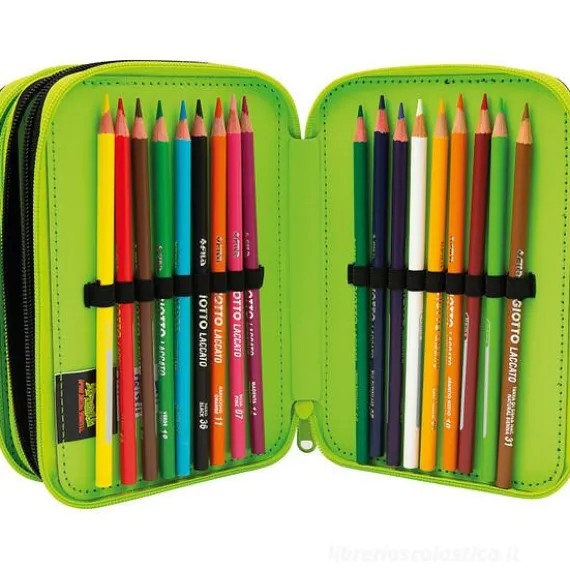 Astuccio completo triplo scomparto Tartarughe Ninja