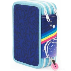 Astuccio completo triplo scomparto GoPop Unicorn