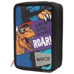 Astuccio completo triplo scomparto GoPop T-Rex New