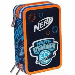 Astuccio completo triplo scomparto Nerf