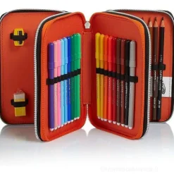 Astuccio completo triplo scomparto Nerf