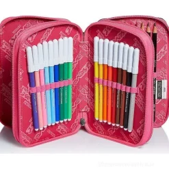 Astuccio completo triplo scomparto Iridescent